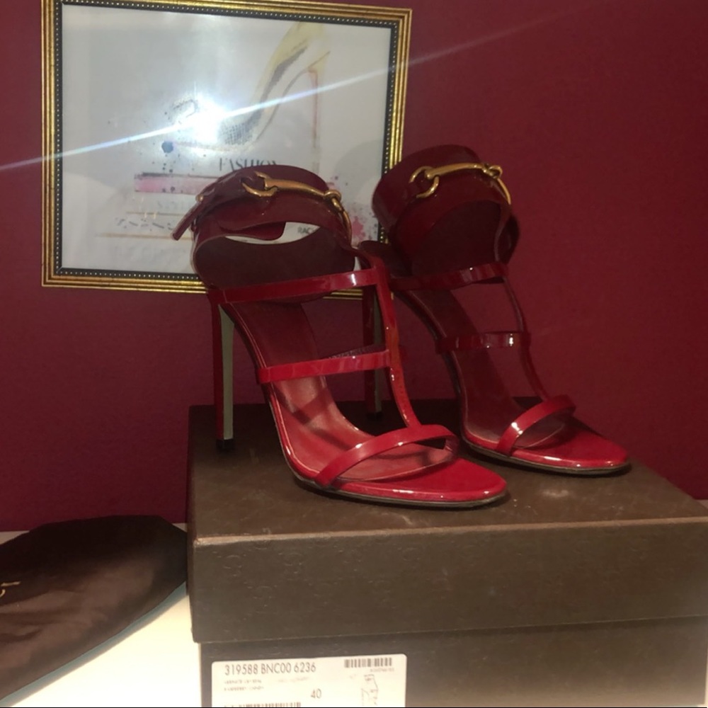 Gucci Open Toe Heels